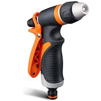 Ktyssp Garden Hose Nozzle Spray Water Adjustable Watering Patterns