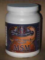 MSM Powder 1kg Kilogram (2.2 lb Pounds) - 5000mg/tsp - Country Health Products
