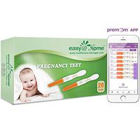 Easy@Home Early Pregnancy Tests, 20-Pack HCG Midstream Tests, FSA Eligible, Powered by Premom Ovulation Predictor iOS and Android APP, 20 hCG Tests