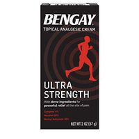 Ultra Strength Bengay Pain Relief Cream, Topical Analgesic for Arthritis, Muscle, Joint & Back, 2 oz
