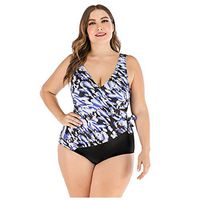 FDelinK 2020 Women's One Piece Swimsuits for Women Swimsuits Swimwear Bathing Suits for Women（Light Blue,XXXXL