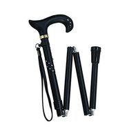 Folding with Derby Soft Touch Handle with Swarovski Crystals - Black