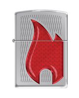 Zippo Custom Lighter Design Hot Fierce Red Flame Windproof Collectible Lighter - Cool Cigarette Lighter Case Made in USA Limited Edition & Rare
