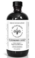 RD Naturals Elderberry Syrup - Formulated by a Registered Dietitian - Immune Support - Organic Elderberries, Raw Honey, Herbs, and Spices No Preservatives, All Natural, Great Taste, Amber Glass Bottle