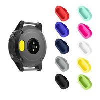 Gooshi Fenix 5/5X/5S Silicone Dust Plug Anti-dust for Garmin Fenix 5S/5/5X Charger Port Protector(10 Pack)