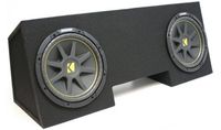 Compatible with Chevy Camaro 82-92 Coupe Dual 10" Kicker C10 Subwoofer Sub Box Enclosure 600 Watts Peak