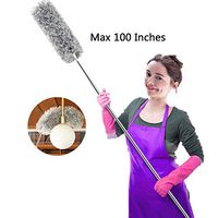 Webster Cobweb Duster, Showroom Microfiber Duster Extendable Ideal for Cleaning Blinds Ceiling Fans Interior Roof TV Bookcases Eco-Friendly Hand Dusteroof TV Bookcases Eco-Friendly Hand Duste