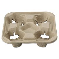 Chinet StrongHolder Molded Fiber Cup Trays HUH FIELD