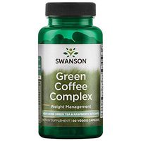 Swanson Green Coffee Complex with Green Tea & Raspberry Ketones 60 Veg Capsules