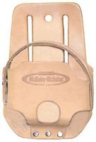 McGuire Nicholas 466V Tape Measure Holder in Tan Saddle Leather