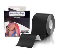 VANCIC Kinesiology Tape for Sport & Therapy, Uncut 2 Inch X16.4 Foot Roll,Waterproof Moisture-Resistant, Therapeutic Sports Tape for Muscle Injury and Recovery (Black)