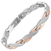 Elegant Magnetic Bracelets for Women | Health Bracelet for Arthritis Pain Relief Carpal Tunnel Tendonitis Tennis Wrist Elbow Joint | Healing Bracelet-GSSM (8.5 in / 21.5 cm)
