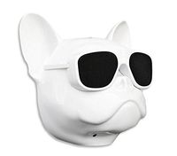 Portable Wireless Bulldog Bluetooth Speaker for Desktop PC/Laptop Notebook/Mobile Phone/MP3/MP4 Player (White)