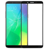 JUNXI Phone case Phone Cover Front Screen Outer Glass Lens for Oppo A79 (Black) (Color : Black)