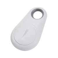 Smart Alarm Device, Gotd Anti-Lost Theft Device Alarm Bluetooth Remote GPS Tracker Child Pet Bag Wallet Key Finder Phone Box (White)