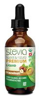 Hazelnut Stevia Drops Liquid Sweet Leaf 100% Natural and Organic Sugar Substitute with Pure Sweetener Extract Stevia Glycerite PerfectDrinking and Cooking Recipe with Low Calorie Diet (1oz)