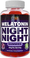Melatonin Gummies Sleep Melatonin Supplement by Feel Great 365 (45 Day Supply) | Helps You Fall Asleep Faster, Stay Asleep Longer* ● Strawberry Flavor Chewable Sleep Support* Supplement
