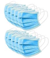 100 Pcs Disposable Filter 3 Ply Earloop Comfort, Breathable Beauty Dust Mask