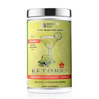 Bruno MD Ketorex Margarita Flavor- Exogenous Ketone BHB Salts + Avocado Oil Powder, with Clinically-Proven Phytosome Complex - Delicious and Ideal for Paleo & Keto followers.Delicious Margarita Flavor