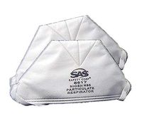 SAS Safety N95 NIOSH Approved Particulate Respirator Surgical Face Mask, Pack of 10 Individually Hygienically Sealed Masks