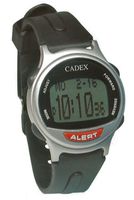 CADEX 12 Alarm Watch - Digital Medical ID - Silver