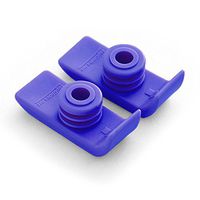 Top Glides TuffSki Walker Ski Glides  One Pair (Purple)