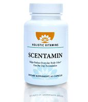 Holistic Vitamins Scentamin: Helps Reduce Everyday Body Odor*; with Chlorophyllin, Zinc & B2 (45 Day Supply) Veggie Capsules