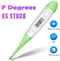 Basal Digital Medical Thermometer,Oral and Rectal Thermometer for Children Adults and Baby - Fast Readings
