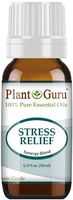 Stress Relief Blend Essential Oil 10 ml 100% Pure, Undiluted, Therapeutic Grade. Anxiety, Depression, Relaxation, Boost Mood, Uplifting, Calming, Aromatherapy, Diffuser.