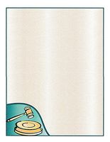 New Judge Business Letterhead Stationery Paper 51 Sheets