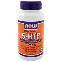 Now Foods 5-HTP 200 mg - 60 Vcaps 4 Pack