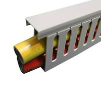 WireRun Open Slot Wire Duct, 2" W x 2" H x 6.56ft