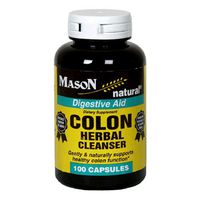 Mason Natural Colon Herbal Cleanser, 100 Capsules