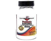 Probiotic Acidophilus 500 Million Live Active Cultures / 450mg (No Refrigeration Needed) * 100 Caps 100% Natural - by EarhNaturalSupplements