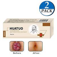 Hemorrhoid & Fissure Ointment Contains Organic Herbs, [20gm Each] Chinese Herbal for Treatment Hemorrhoids Cream Anus Prolapse Anal Fissure Antibacterial Cream - 2 Pcs