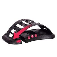 Artibetter Lumbar Back Pain Relief Device Lumbar Back Stretcher for Lower and Upper Back Massager (Black)