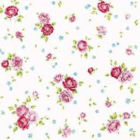Rosalie White Beverage Paper Napkins