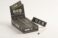 4 OCB Premium 1 1/4 Cigarette Rolling Papers Packs (50 Leaves Per Pack) + Limited Edition Beamer Smoke Sticker. Used with Legal Smoking Herbs, Rolling Tobacco, Herbal Mixes, and Non Tobacco Items