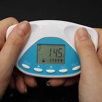 DZSF Handheld Fitness Body Fat Analyzer 2 Pcs-Multifunctional Body Fat Tester BMI Calculation LCD Display Body Fat Measurement Percentage