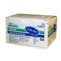 Covidien 7539LF Telfa Adhesive Island Dressing, 2" x 3-3/4" Size (Pack of 400)