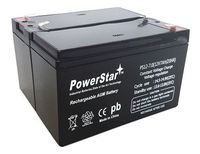 12V 7AH Battery Replacement fits Razor Scooter E300S, 2 Each