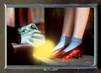 The Wizard Of Oz Ruby Slippers Double-Sided Cigarette Case, ID Holder, Wallet with RFID Theft Protection