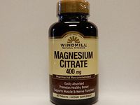 Windmill Natural Vitamins Magnesium Citrate 400mg 60 Tablets (Pack of 1)