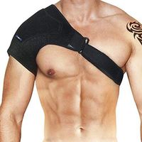Shoulder Brace & Rotator Cuff Support Brace for Men & Women by BRANFIT, Shoulder Compression Sleeve with Pressure Pad is Ideal for Dislocated AC Joint, Labrum Tear & Frozen Shoulder Pain Relief