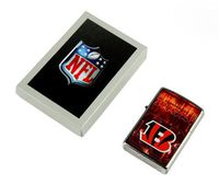 Zippo NFL Cincinnati Bengals Street Chrome Pocket Lighter