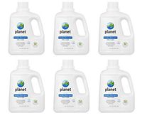 Planet Ultra Liquid Laundry Detergent - 100 oz - Free & Clear - 32 loads (Pack of 6)