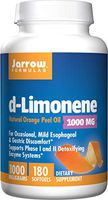 Jarrow Formulas D-Limonene Liver Detoxifying Enzyme Systems, 1000 mg Softgels 180 Count