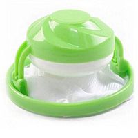 Gallity Washing Machine Lint Filter Bag Laundry Mesh Hair Catcher Floating Ball Pouch (Green)