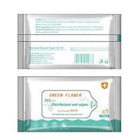 helegeSONG Disposable Wet Wipes,10Pcs Portable 75% Sterilization Pads Hand Moist Wipes Paper Tissue 10pcs