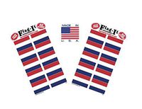 Made in The USA! 2 Packs of Flag-It Netherlands Flag Stickers, 100 Dutch Sticker Decals